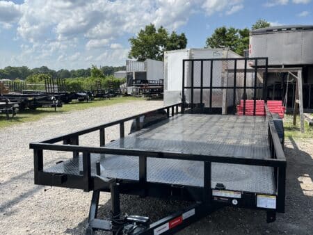83X20 Channel Car Hauler with rails (4)