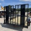 77x16 Tube Utility w/ 2pc. gate w/ ramps