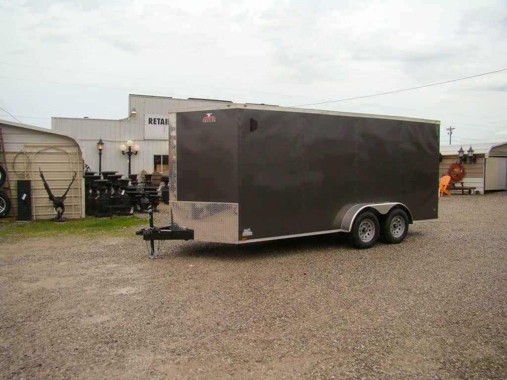 charcole small enclosed trailer