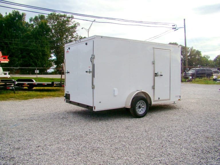 enclosed trailer for storage