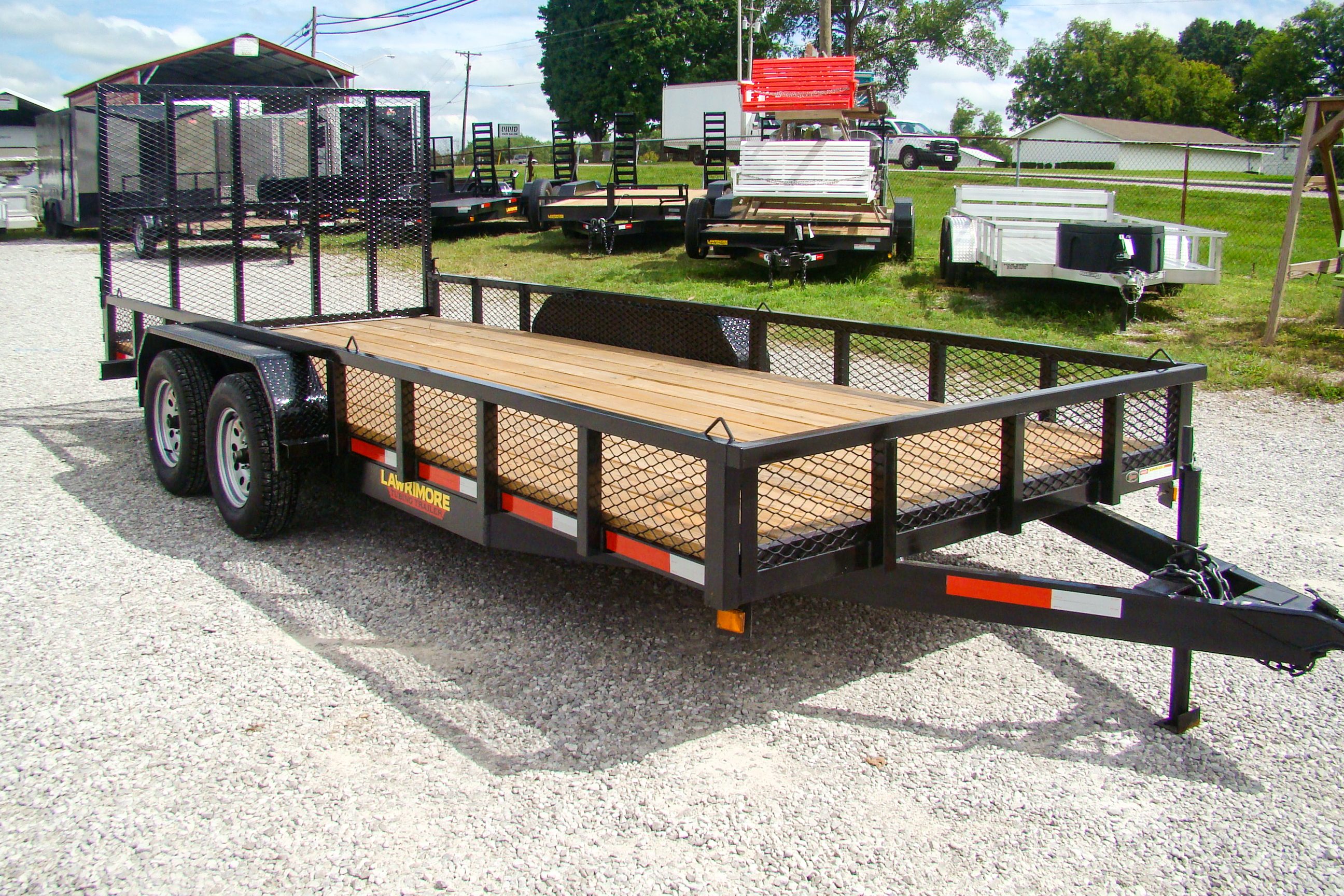 large utility mobile servie trailer