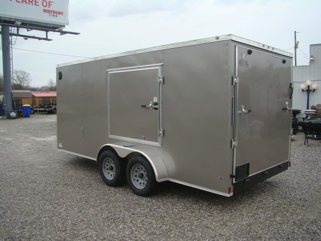 7x16 2 pewter with escape door trailers for sale in ky