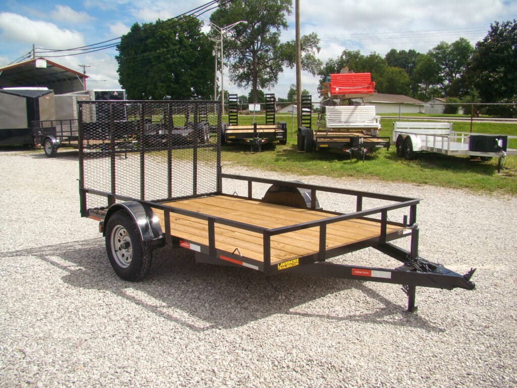 utility trailer in lot in Kentucky